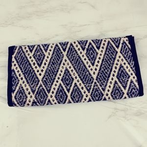 Aztec BoHo Velcro Wallet Black & White